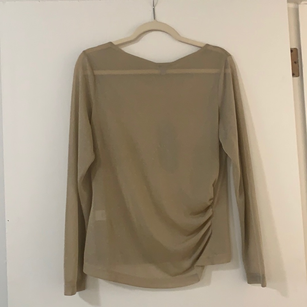 NWT Worth Gold Top